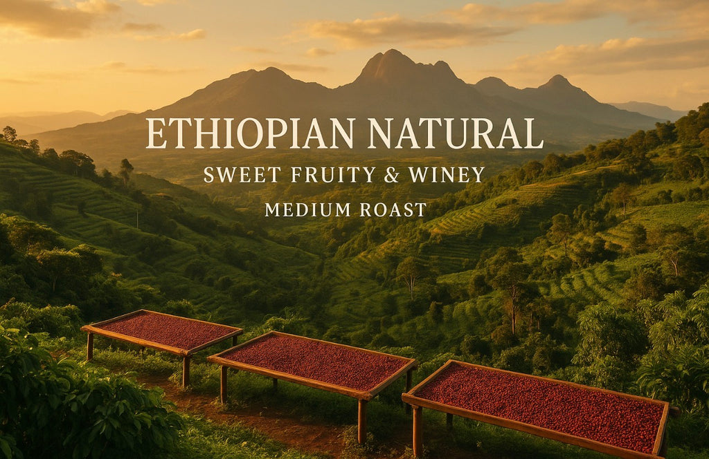 Ethiopian Natural – Sweet Fruity & Winey Medium Roast - Big Fella’s Coffee 