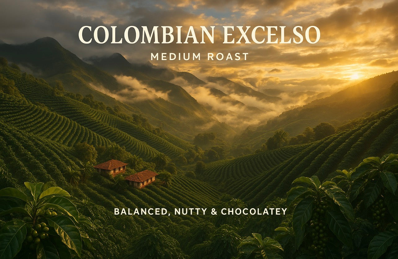 Colombian Excelso – Smooth, Fruity Medium Roast - Big Fella’s Coffee 