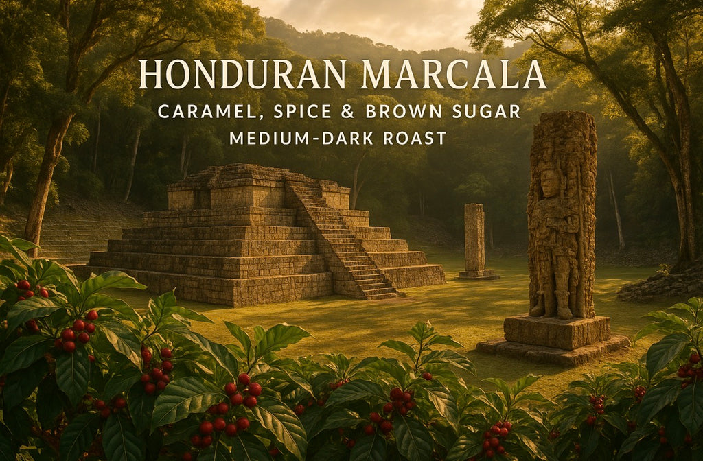 Honduran Marcala – Caramel, Spice & Brown Sugar Medium-Dark Roast - Big Fella’s Coffee 