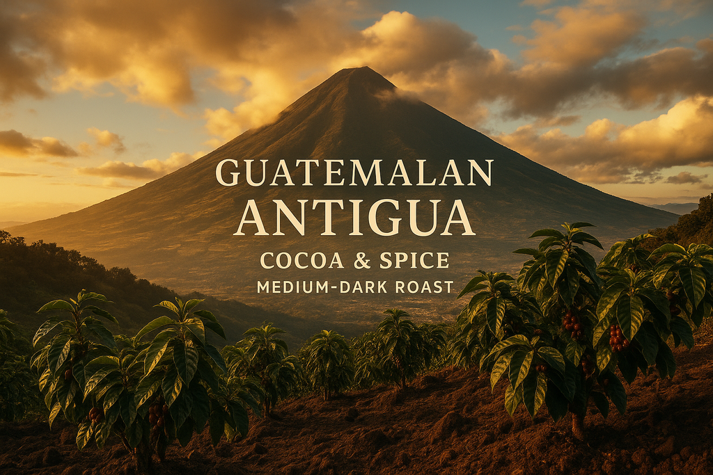 Guatemalan Antigua with Volcán de Agua