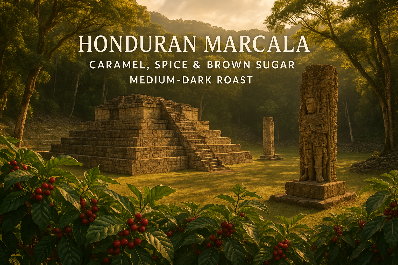 Honduran Marcala with Copán Ruinas