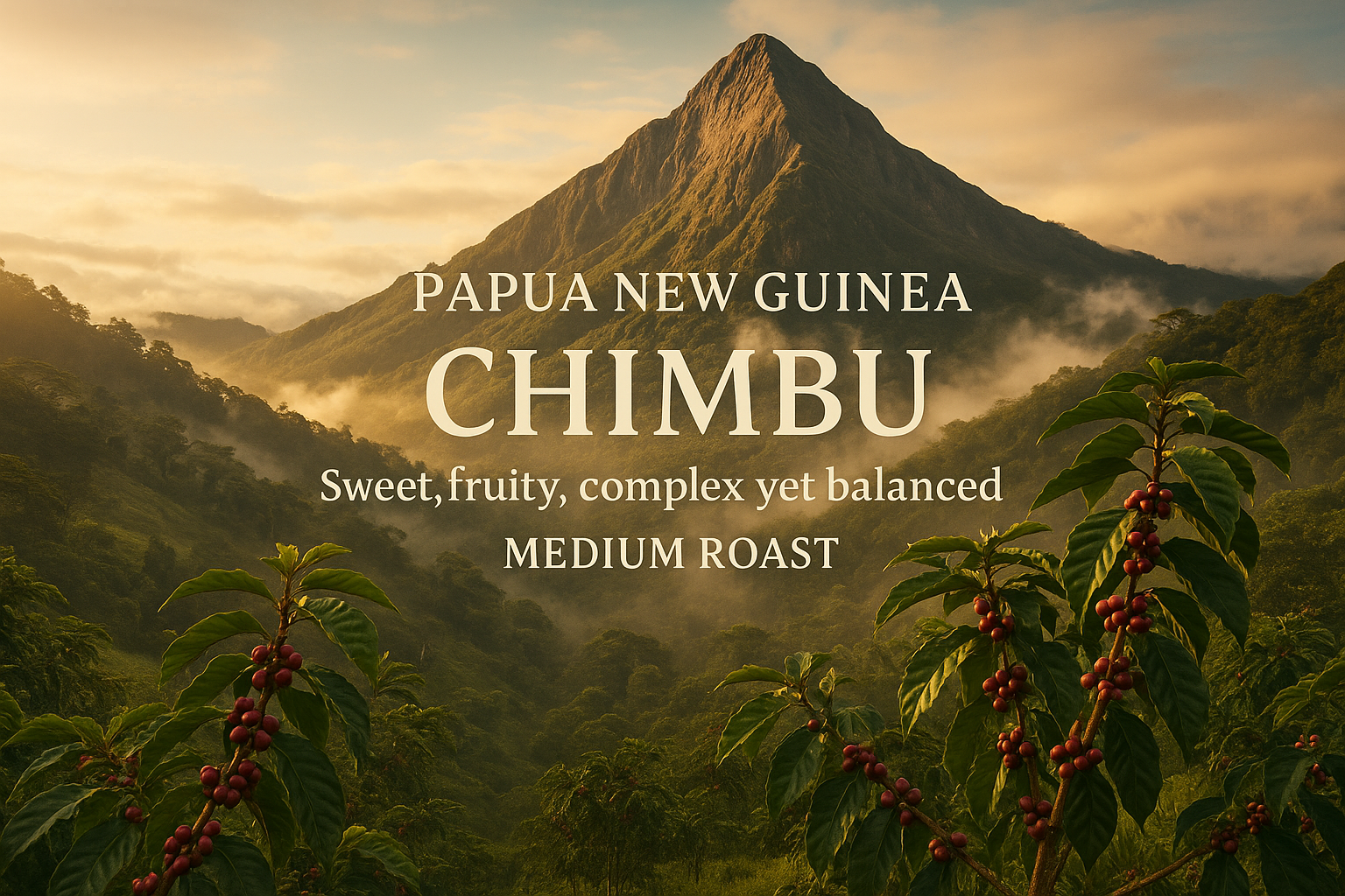Papua New Guinea Chimbu with Mount Wilhelm